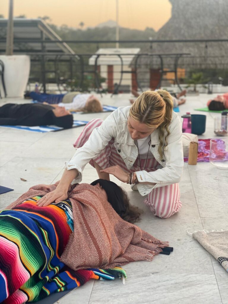 unity breathwork founder megan, facilitating breathwork