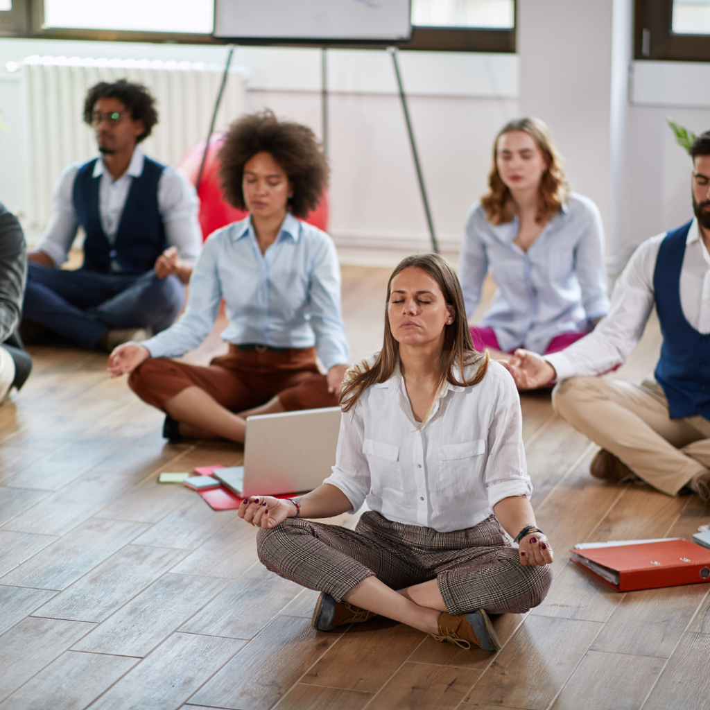 breathwork class for office wellness