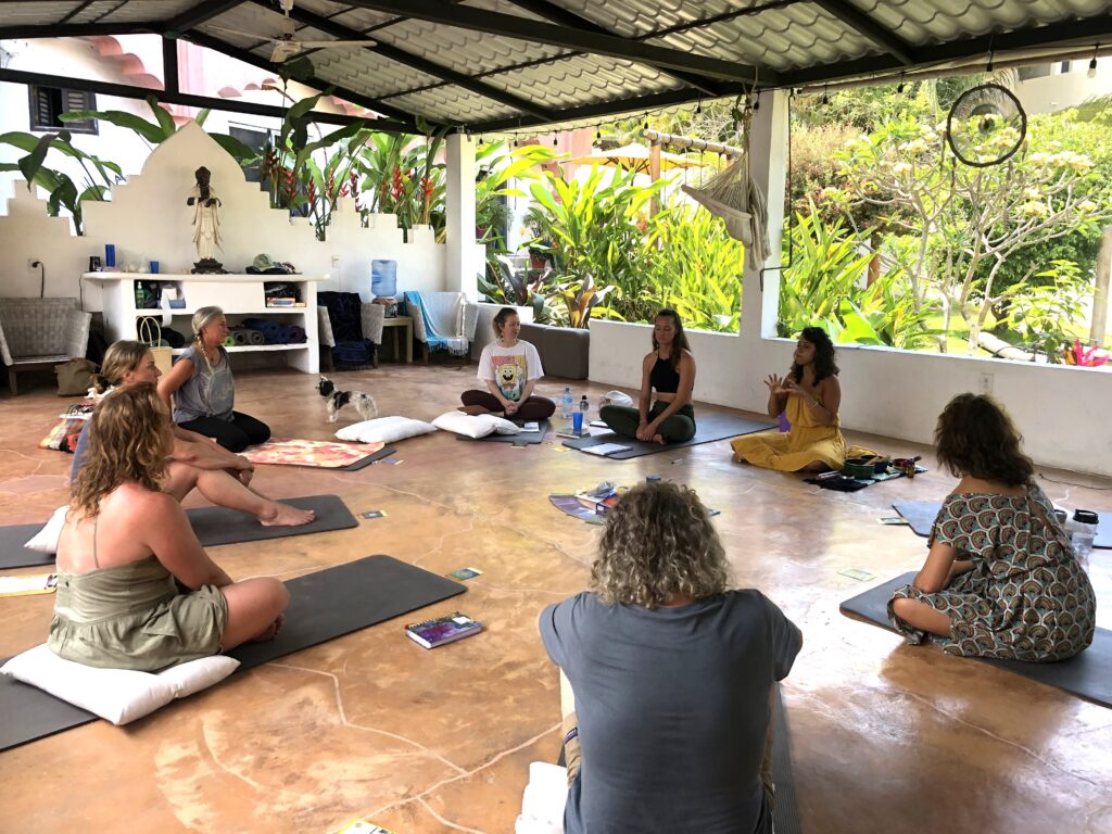 breathwork facilitator training retreat session in mexico