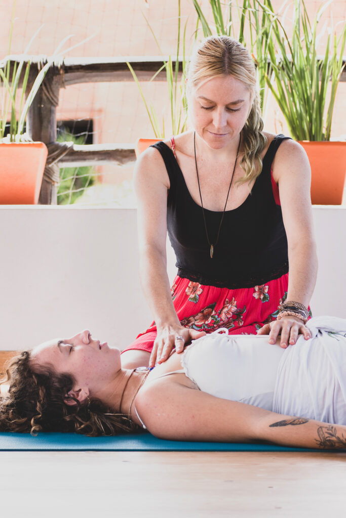 private breathwork at Selinas hotel in mexico