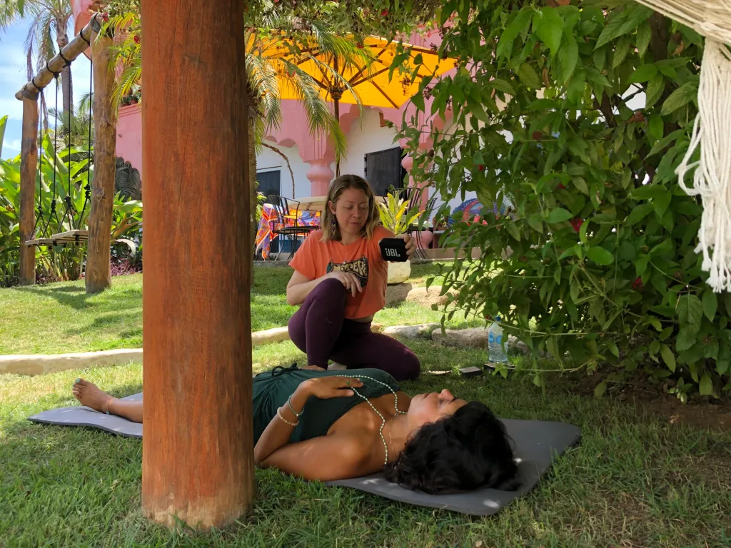 in-person breathwork facilitator training retreat - 1:1 session