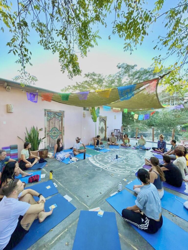 unity breathwork session in Mexico, 2024