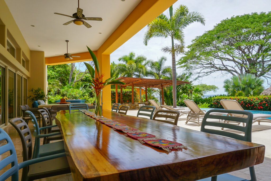 breathwork retreat in mexico photo of our dining table