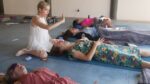 breathwork dangers image of intense session and experienced facilitator holding space safely